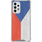 Czech Republic Flag Distressed Galaxy A53 5G Clear Case