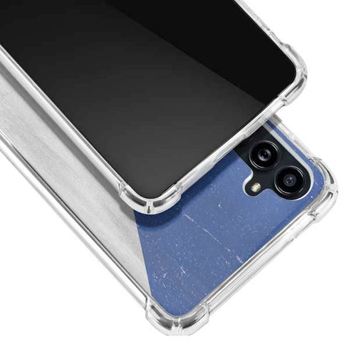 Czech Republic Flag Distressed Galaxy A54 5G Clear Case