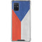 Czech Republic Flag Distressed Galaxy A71 5G Clear Case