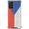 Czech Republic Flag Distressed Galaxy A72 5G Clear Case