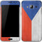 Czech Republic Flag Distressed Galaxy J3 Skin