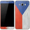 Czech Republic Flag Distressed Galaxy J7 Skin