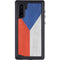Czech Republic Flag Distressed Galaxy Note 10 Waterproof Case
