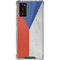 Czech Republic Flag Distressed Galaxy Note20 5G Clear Case