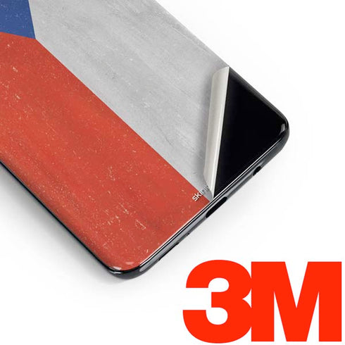 Czech Republic Flag Distressed Galaxy S10e Skin
