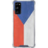 Czech Republic Flag Distressed Galaxy S20 FE Clear Case