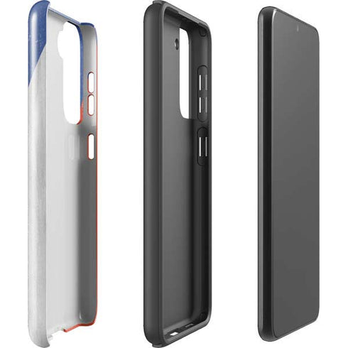 Czech Republic Flag Distressed Galaxy S21 5G Pro Case