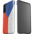 Czech Republic Flag Distressed Galaxy S21 Plus 5G Pro Case