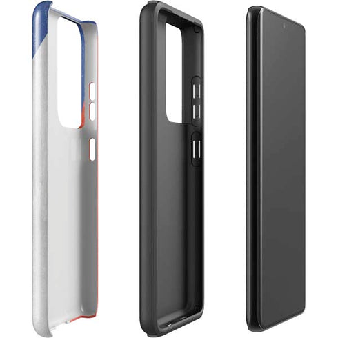 Czech Republic Flag Distressed Galaxy S21 Ultra 5G Pro Case