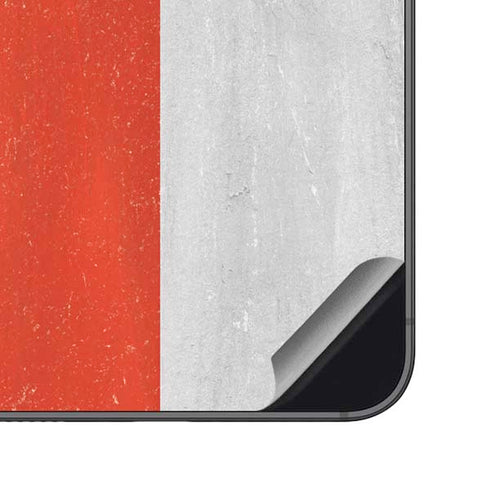 Czech Republic Flag Distressed Galaxy S23 FE Skin