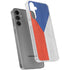 Czech Republic Flag Distressed Galaxy S24 Plus Clear Case