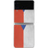 Czech Republic Flag Distressed Galaxy Z Flip3 5G Skin