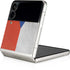 Czech Republic Flag Distressed Galaxy Z Flip3 5G Skin