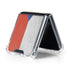 Czech Republic Flag Distressed Galaxy Z Flip5 5G Clear Case