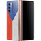 Czech Republic Flag Distressed Galaxy Z Fold2 5G Skin
