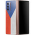 Czech Republic Flag Distressed Galaxy Z Fold2 5G Skin