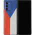 Czech Republic Flag Distressed Galaxy Z Fold2 5G Skin
