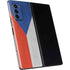 Czech Republic Flag Distressed Galaxy Z Fold2 5G Skin