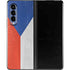Czech Republic Flag Distressed Galaxy Z Fold3 5G Skin