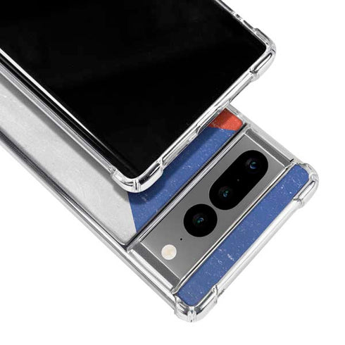 Czech Republic Flag Distressed Google Pixel 7 Pro Clear Case