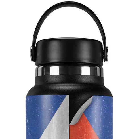 Czech Republic Flag Distressed Hydro Flask 32oz Wide Mouth Skin