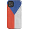 Czech Republic Flag Distressed iPhone 11 Impact Case
