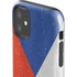 Czech Republic Flag Distressed iPhone 11 Impact Case