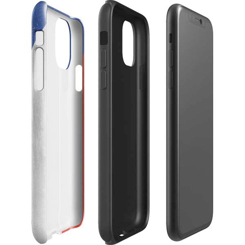 Czech Republic Flag Distressed iPhone 11 Impact Case