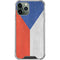 Czech Republic Flag Distressed iPhone 11 Pro Max Clear Case