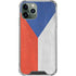 Czech Republic Flag Distressed iPhone 11 Pro Max Clear Case