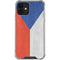 Czech Republic Flag Distressed iPhone 12 Mini Clear Case