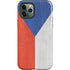 Czech Republic Flag Distressed iPhone 12 Pro Impact Case
