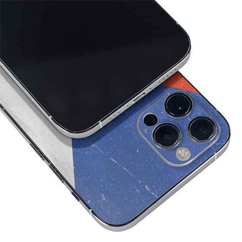 Czech Republic Flag Distressed iPhone 12 Pro Skin