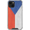 Czech Republic Flag Distressed iPhone 13 Clear Case