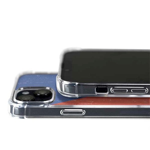 Czech Republic Flag Distressed iPhone 15 MagSafe Case