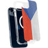 Czech Republic Flag Distressed iPhone 14 Plus MagSafe Case