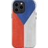 Czech Republic Flag Distressed iPhone 14 Pro Max Impact Case