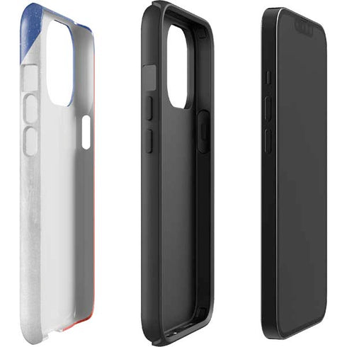 Czech Republic Flag Distressed iPhone 15 Pro Max Impact Case