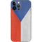 Czech Republic Flag Distressed iPhone 14 Pro Max Skin