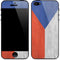 Czech Republic Flag Distressed iPhone 5/5s/5SE Skin