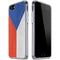 Czech Republic Flag Distressed iPhone SE (2nd & 3rd Gen) Clear Case