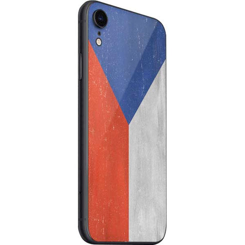 Czech Republic Flag Distressed iPhone SE (2nd & 3rd Gen) Skin