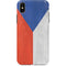 Czech Republic Flag Distressed iPhone X Pro Case
