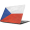 Czech Republic Flag Distressed Apple MacBook Skin