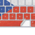 Czech Republic Flag Distressed Magic Keyboard Skin