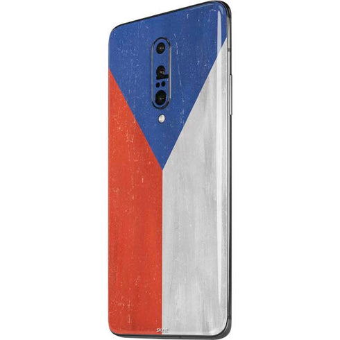 Czech Republic Flag Distressed OnePlus 7 Pro Skin