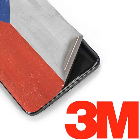 Czech Republic Flag Distressed OnePlus 7 Pro Skin