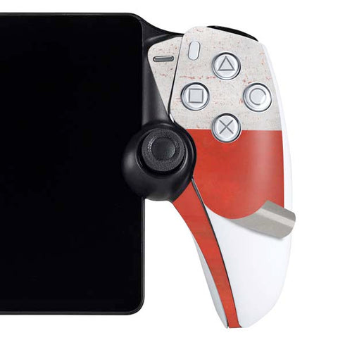 Czech Republic Flag Distressed PlayStation Portal Remote Player Skin