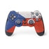 Czech Republic Flag Distressed PS4 Controller Skin