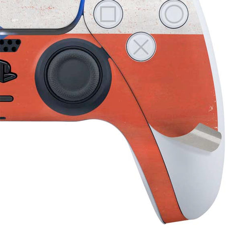 Czech Republic Flag Distressed PS5 Slim Digital Edition Bundle Skin